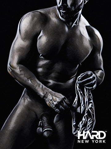 Homoerotic Art Print by Maxwell Alexander -  from [store] by HARD NEW YORK - cock, cock ring, fine art, gay, gay art, gay artist, gay cock, gay cock ring, gay men, homoerotic, homoerotic art, lgbt art, LGBTQ, LGBTQ art, LGBTQI, male, male body, male boudoir, male butt, maxwell alexander, maxwell alexander naked, muscle, naked, naked male, nude, nude cowboy, nude male, nude male photography, photo print, Pride, queer, queer art