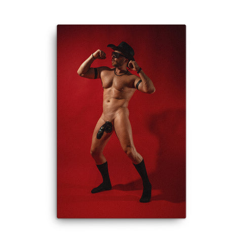 Big Apple Buckaroo Ft. Cocky Cowboy – Gay Art Print