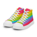 HARD NEW YORK PRIDE Men’s High Top Canvas Shoes